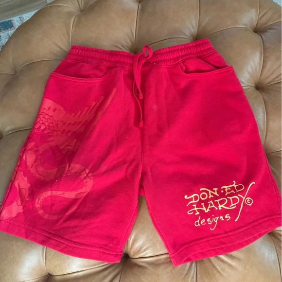Ed Hardy sweat-shorts. - Picture 1 of 8